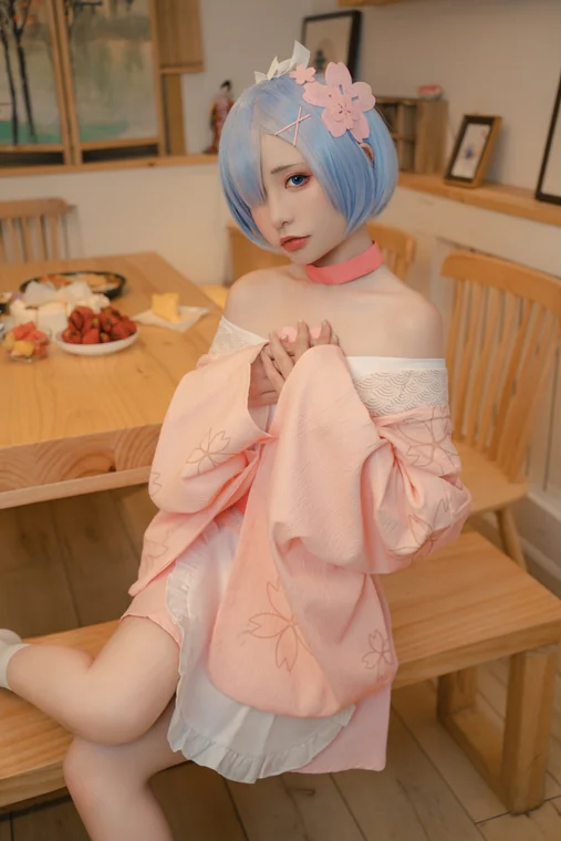 [Coser] Chinese 爆机少女喵小吉 x 金鱼kinngyo - 从零开始的女体盛宴 preview 24