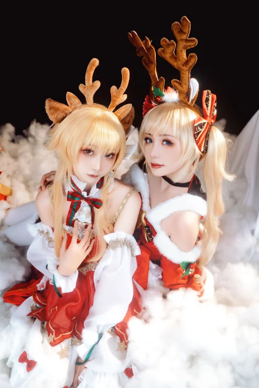 [Coser] Chinese 爆机少女喵小吉 x 金鱼kinngyo - 圣诞特辑 preview 24