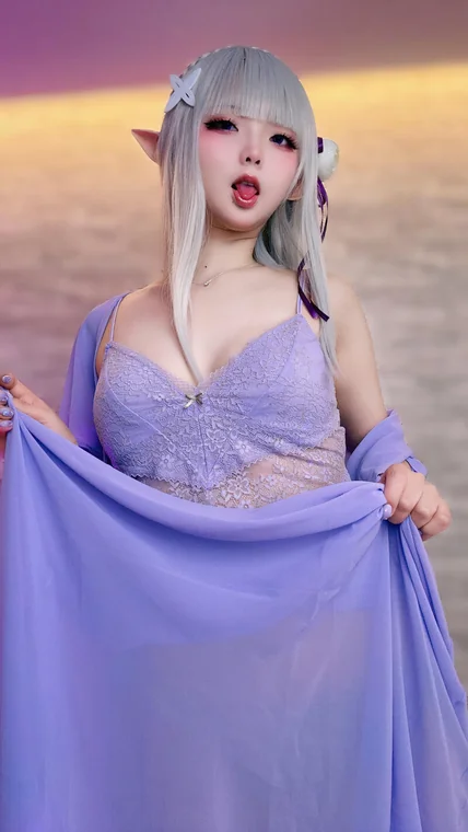 [Coser] chuchu - #012 リゼ エミ◯ア 夜はこれからよ preview 3
