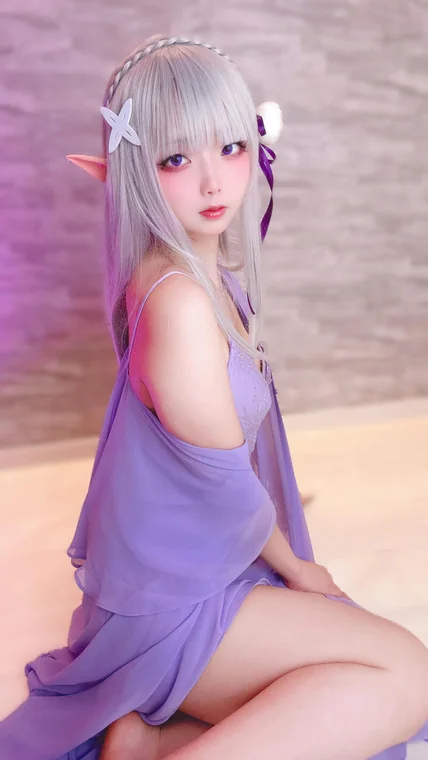 [Coser] chuchu - #012 リゼ エミ◯ア 夜はこれからよ preview 15