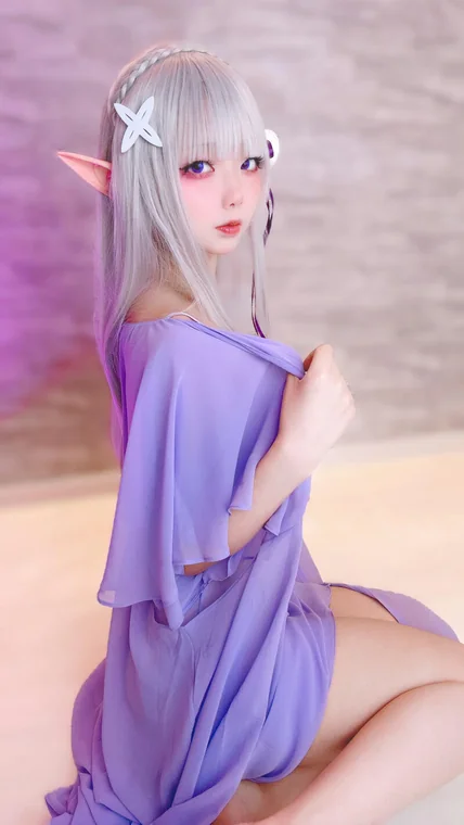 [Coser] chuchu - #012 リゼ エミ◯ア 夜はこれからよ preview 16