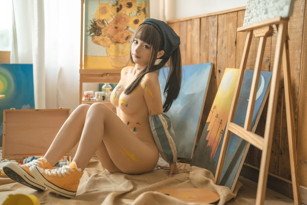 [Coser] 蠢沫沫 (chunmomo) - 小画家 (Small Painter) preview 5