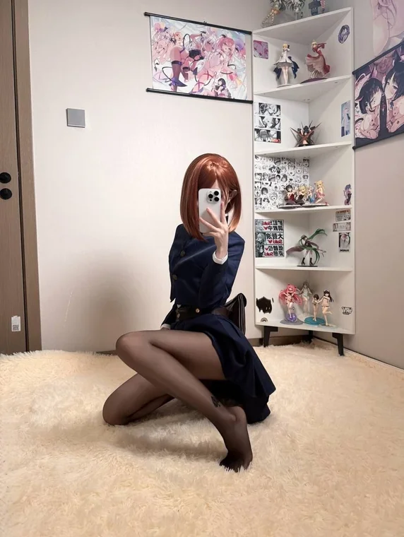 [Coser] 人型魅魔小月喵 - 术回战cosplay装钉崎野蔷薇 preview 3