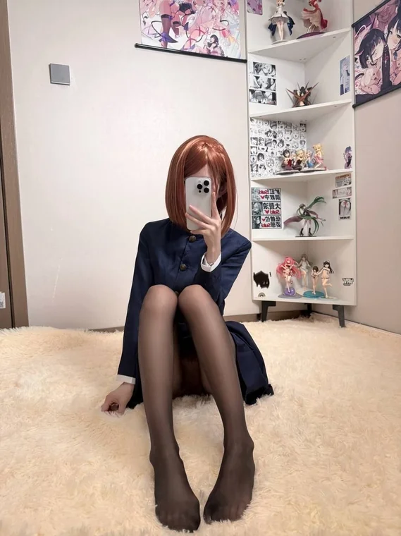 [Coser] 人型魅魔小月喵 - 术回战cosplay装钉崎野蔷薇 preview 4