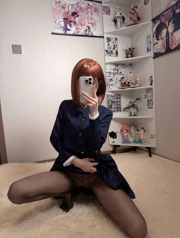 [Coser] 人型魅魔小月喵 - 术回战cosplay装钉崎野蔷薇 preview 8