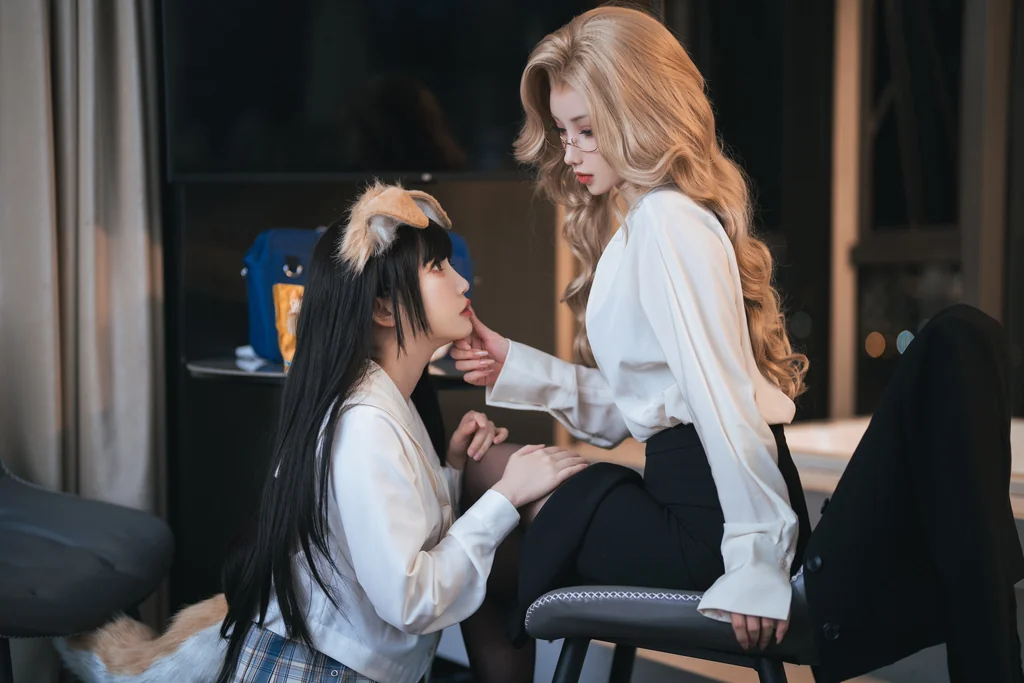 [Coser] 面饼仙儿 No.119 rioko凉凉子-女上司-双人版 preview 7