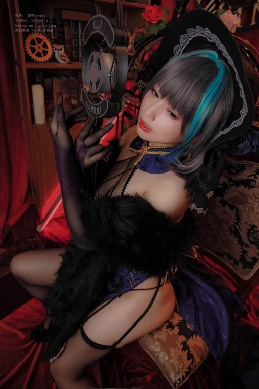 [Coser] Nyako喵子 - 柴郡旗袍 preview 11