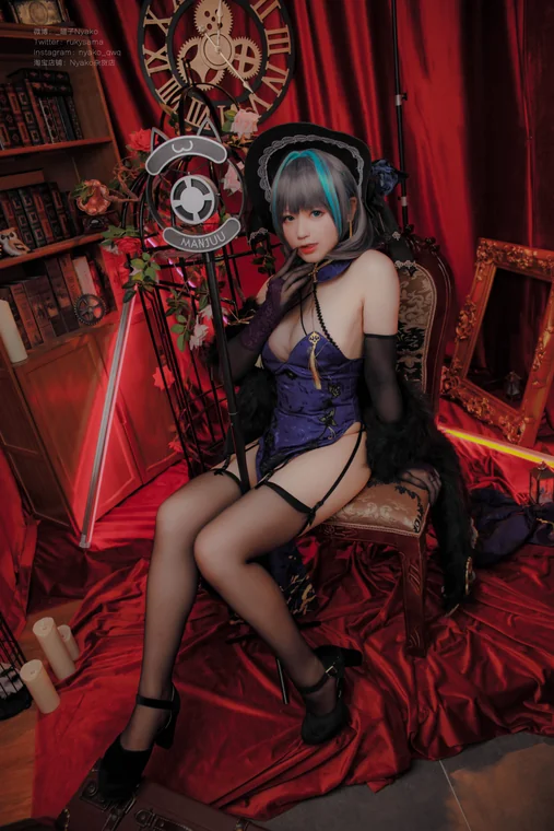 [Coser] Nyako喵子 - 柴郡旗袍 preview 13