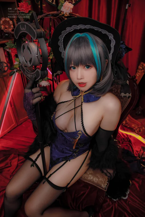 [Coser] Nyako喵子 - 柴郡旗袍 preview 15