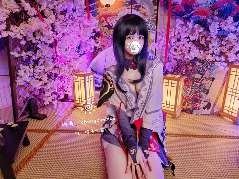 [Coser] 橙子喵酱 - Raiden Shogun (雷电将军) preview 8