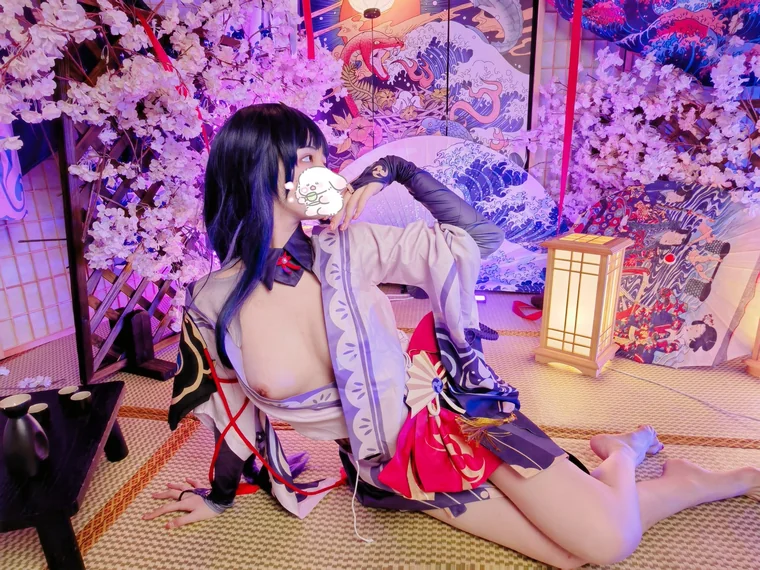 [Coser] 橙子喵酱 - Raiden Shogun (雷电将军) preview 17