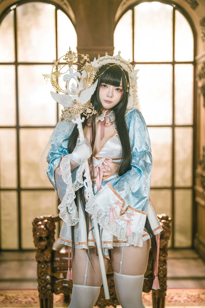 [Coser] 落落Raku - Lily White preview 6