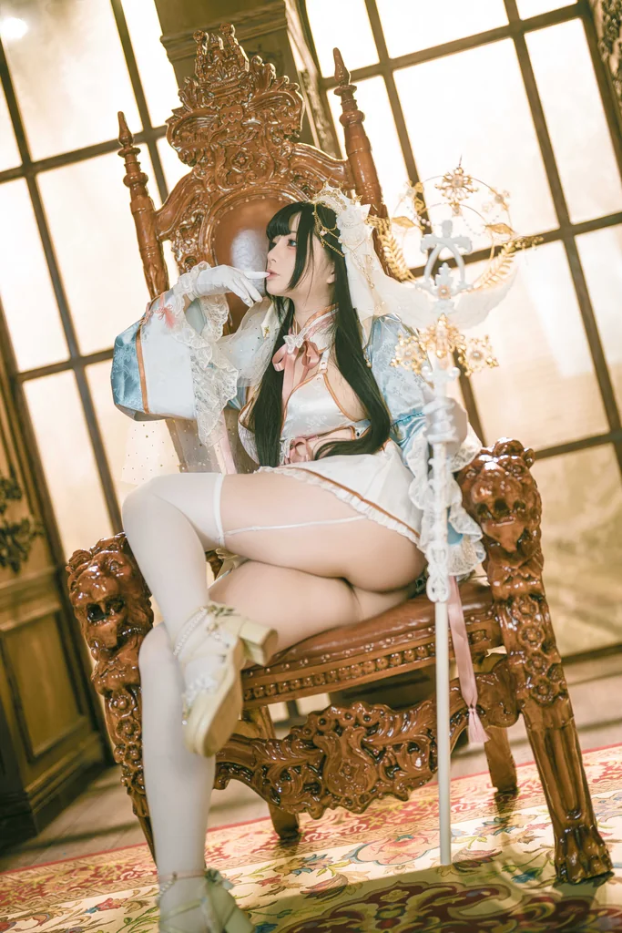 [Coser] 落落Raku - Lily White preview 10