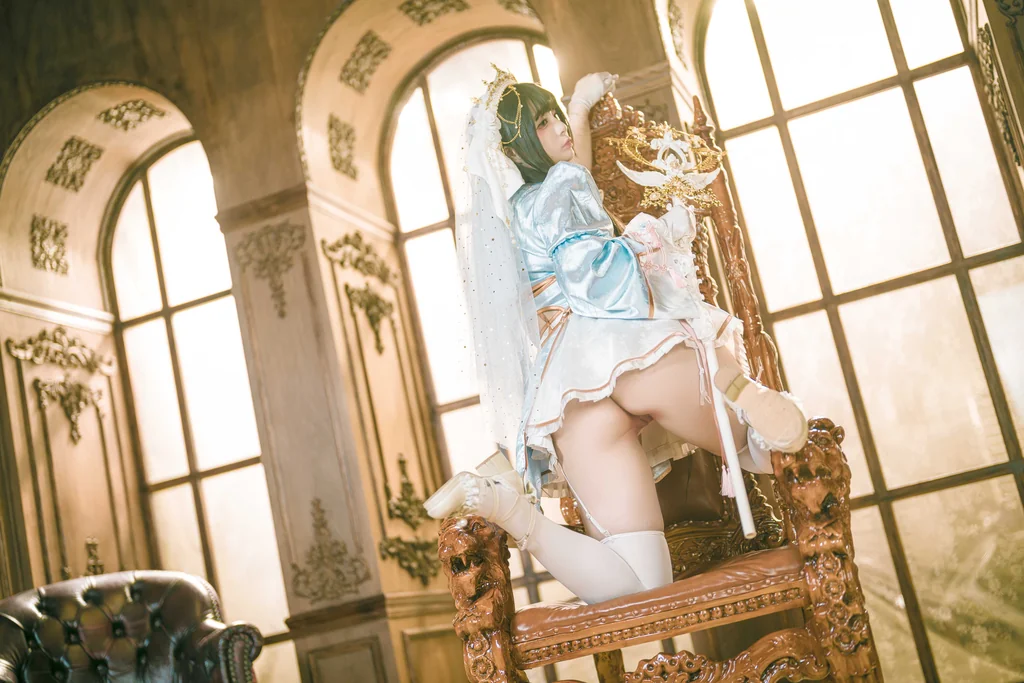 [Coser] 落落Raku - Lily White preview 13