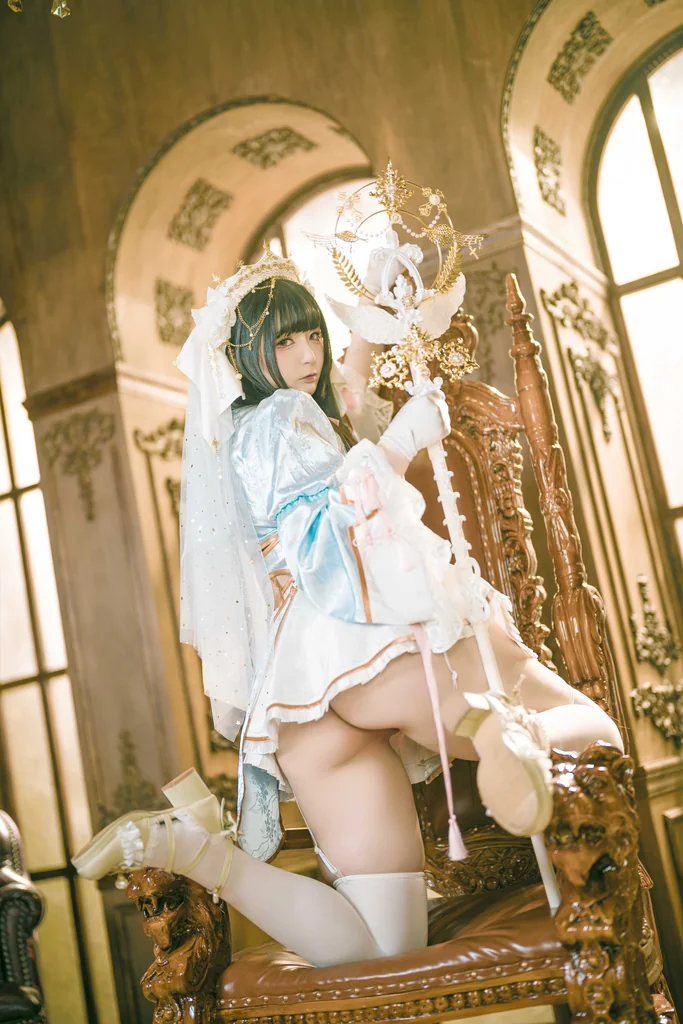[Coser] 落落Raku - Lily White preview 14