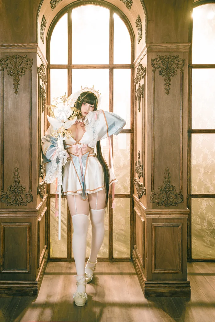 [Coser] 落落Raku - Lily White preview 18