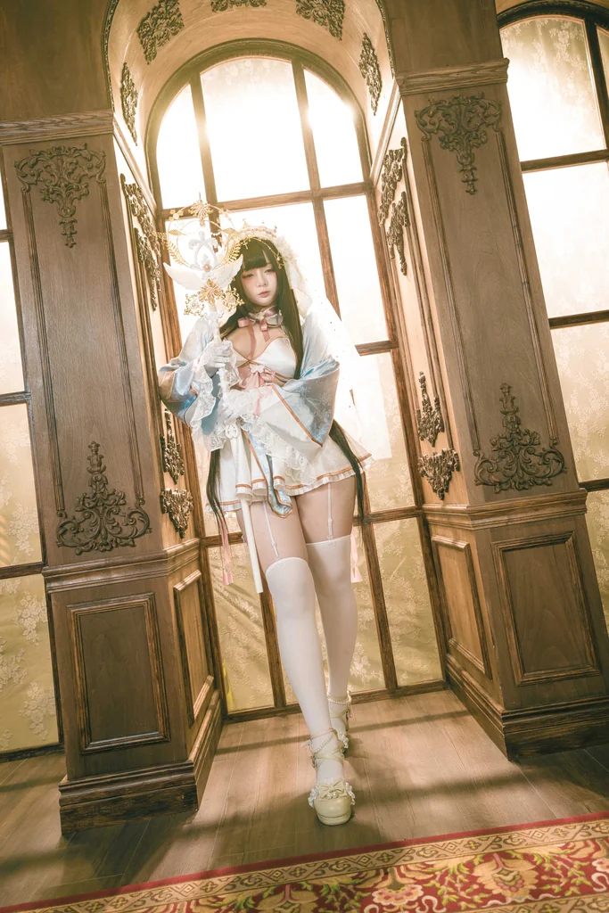 [Coser] 落落Raku - Lily White preview 19