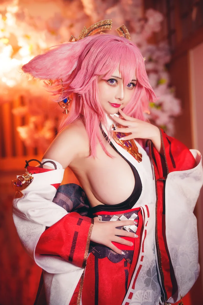 [Coser] 沖田凜花Rinka - 八重神子 preview 1