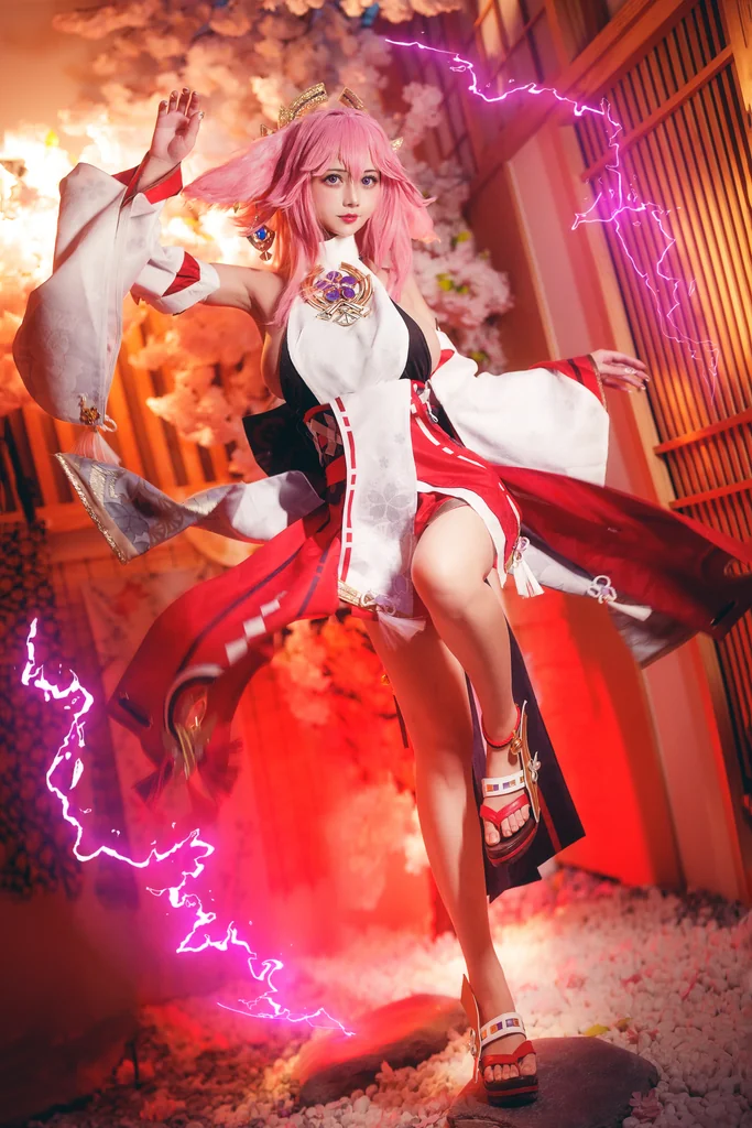 [Coser] 沖田凜花Rinka - 八重神子 preview 2