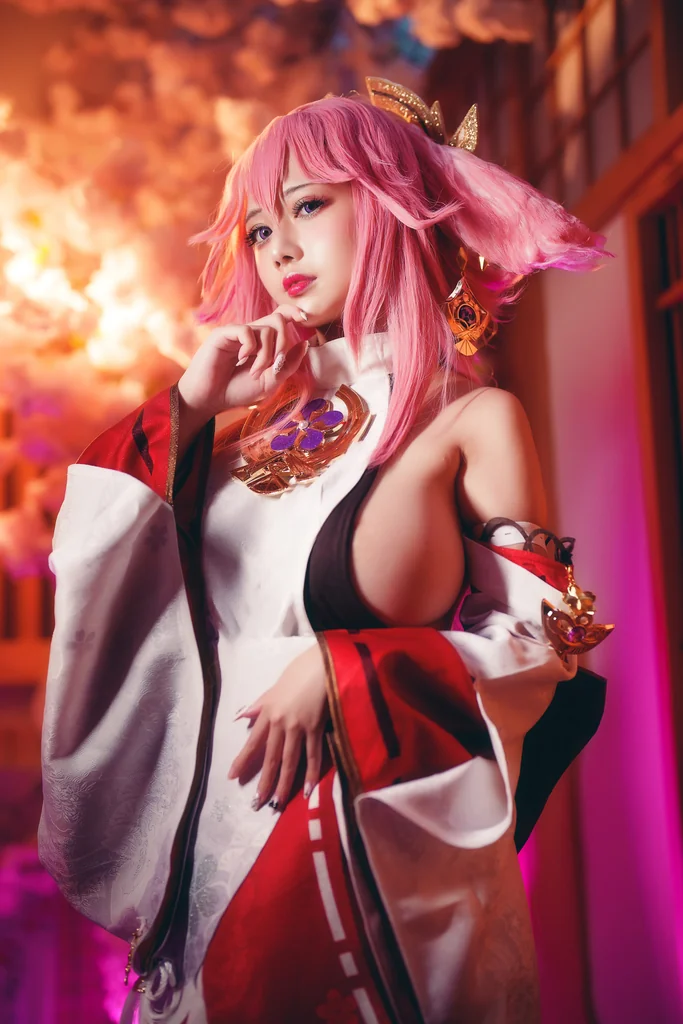 [Coser] 沖田凜花Rinka - 八重神子 preview 4