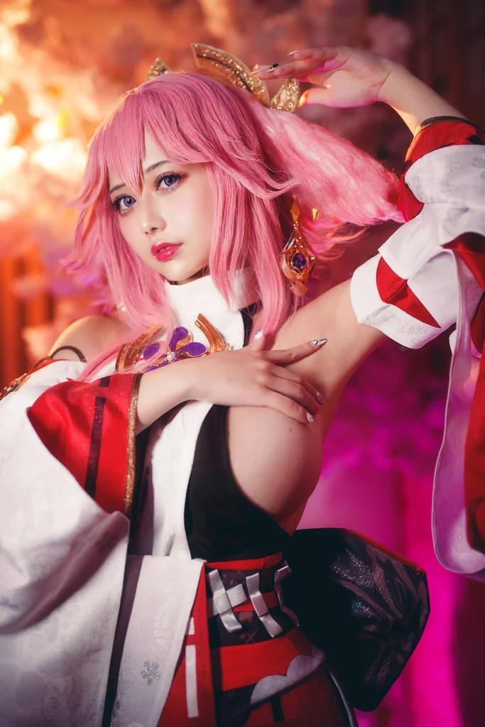 [Coser] 沖田凜花Rinka - 八重神子 preview 5