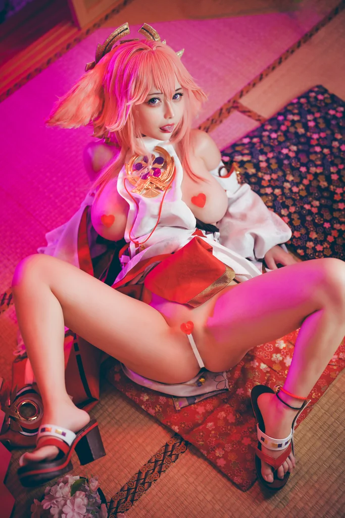[Coser] 沖田凜花Rinka - 八重神子 preview 15