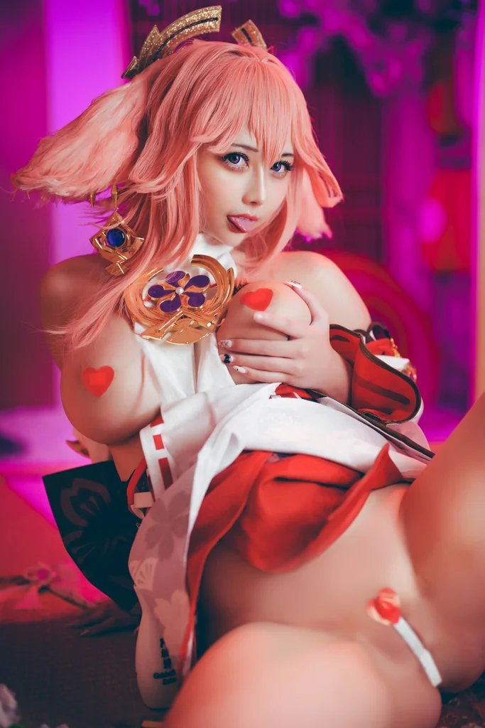 [Coser] 沖田凜花Rinka - 八重神子 preview 22