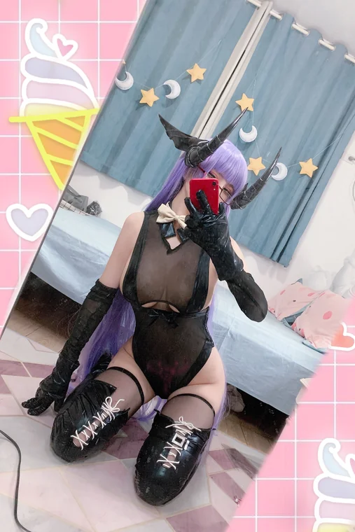 [Coser] rioko凉凉子 Vol.028 梦魇魅影自拍 preview 19