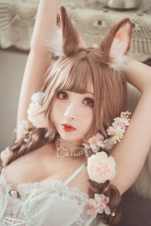[Coser] rioko凉凉子 Vol.068 花涧兔 preview 12