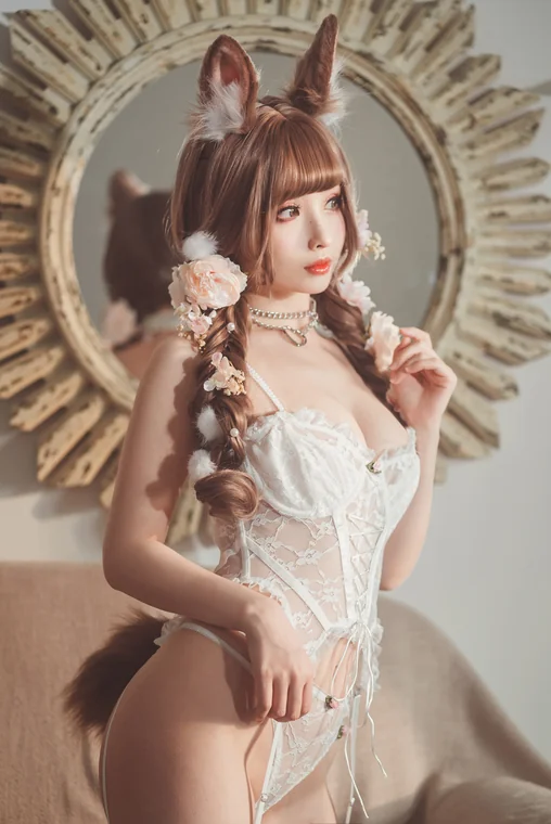[Coser] rioko凉凉子 Vol.068 花涧兔 preview 18