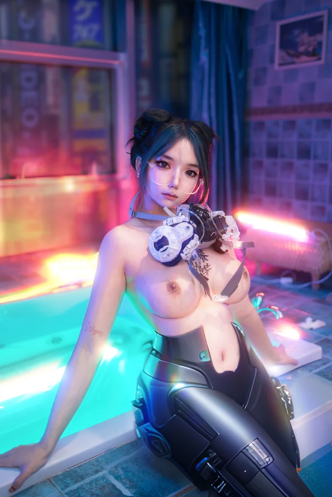 [Coser] 钛合金TiTi - 赛博朋克 preview 3