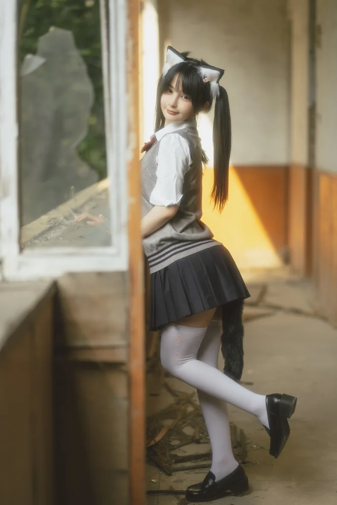 [Coser] 桜井宁宁 Vol.053 - 废墟jk preview 1