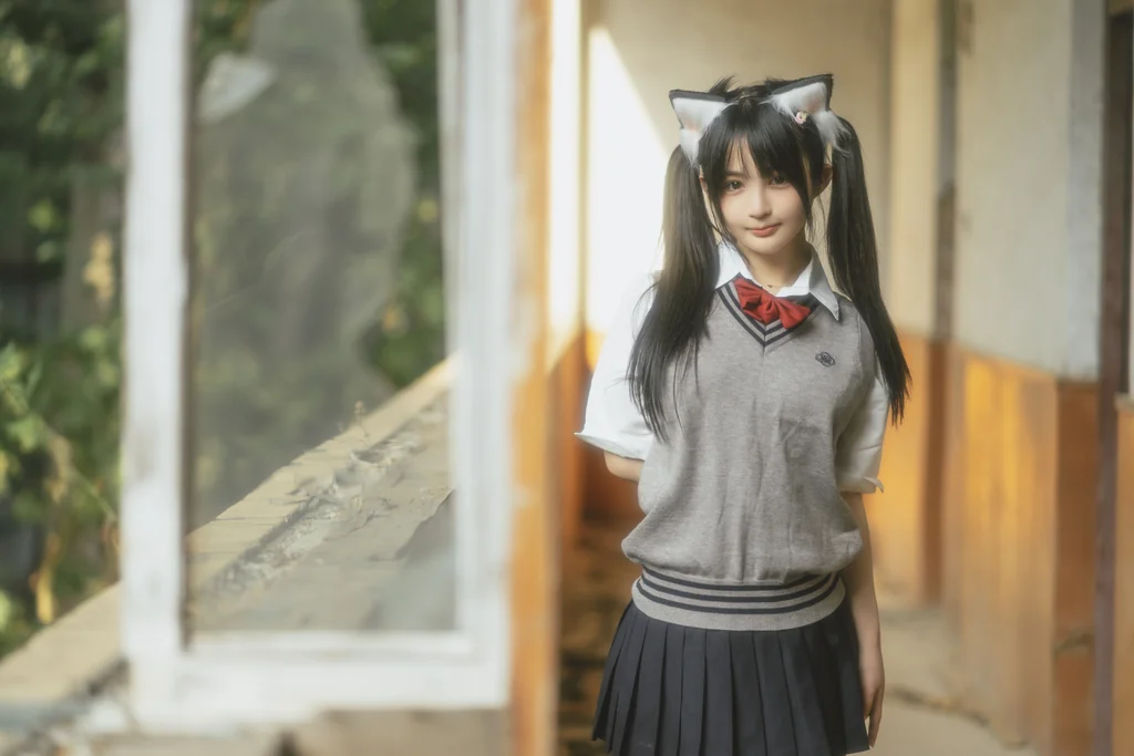 [Coser] 桜井宁宁 Vol.053 - 废墟jk preview 2