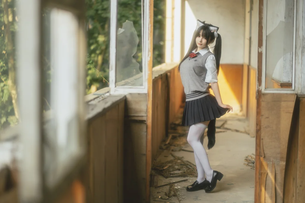 [Coser] 桜井宁宁 Vol.053 - 废墟jk preview 5