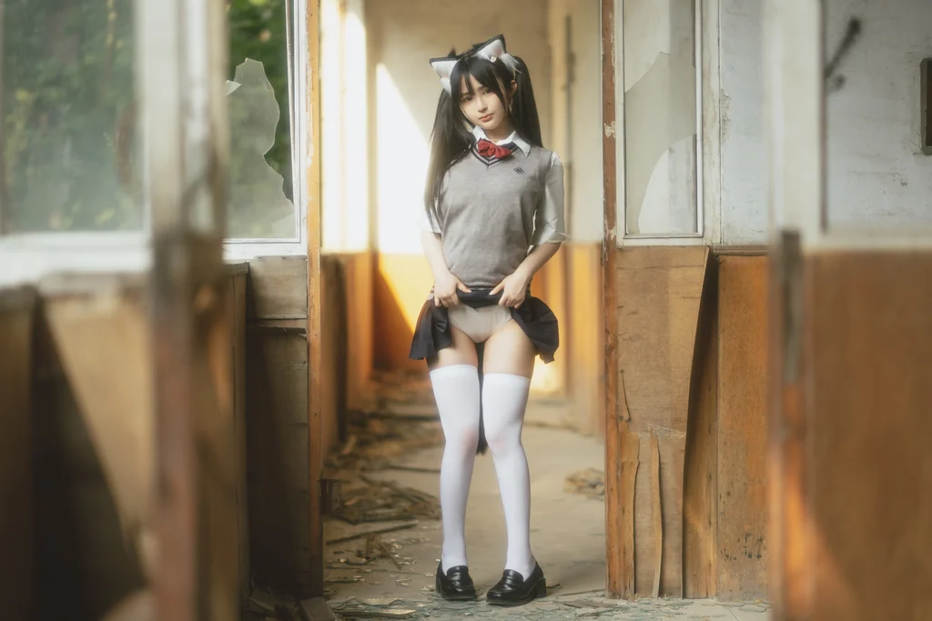 [Coser] 桜井宁宁 Vol.053 - 废墟jk preview 6