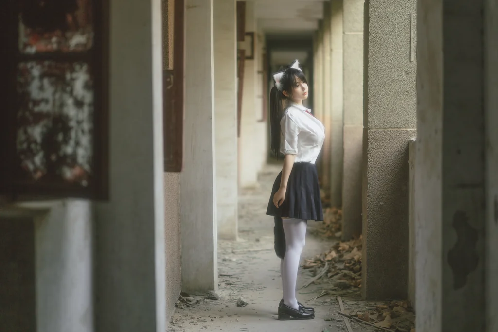 [Coser] 桜井宁宁 Vol.053 - 废墟jk preview 17
