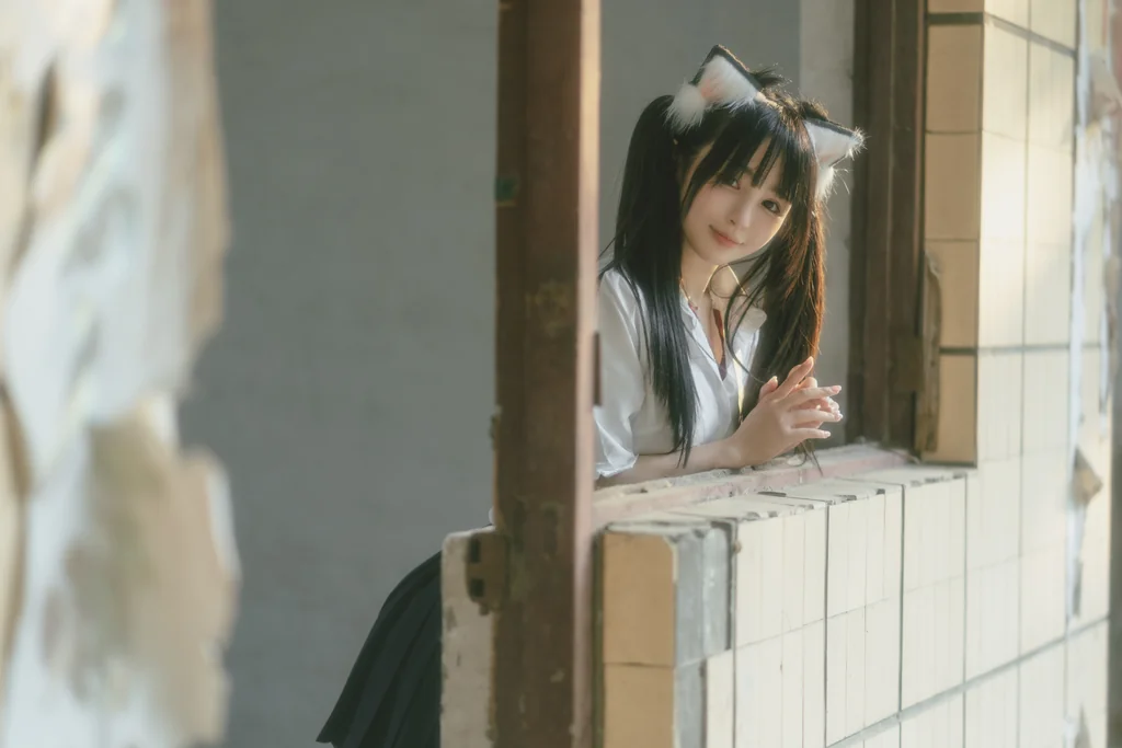 [Coser] 桜井宁宁 Vol.053 - 废墟jk preview 23