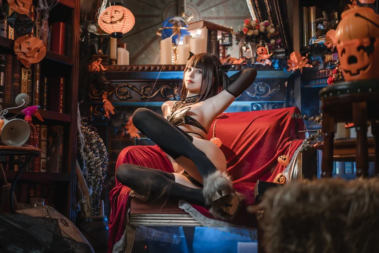 [Coser] 蜜汁猫裘 Vol.080 羊蹄魅魔 preview 17