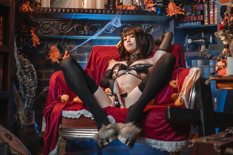 [Coser] 蜜汁猫裘 Vol.080 羊蹄魅魔 preview 19
