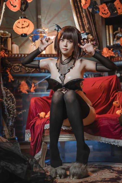 [Coser] 蜜汁猫裘 Vol.080 羊蹄魅魔 preview 22