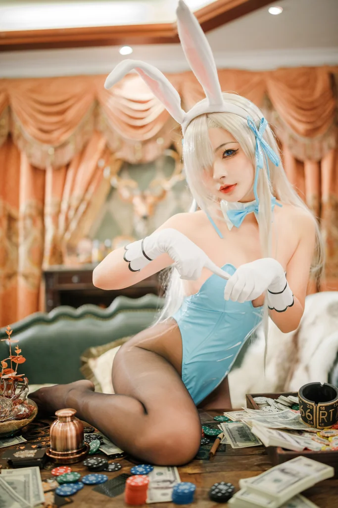 [Coser] yuuhui玉汇 No.012 一之濑明日奈-兔女郎 preview 7