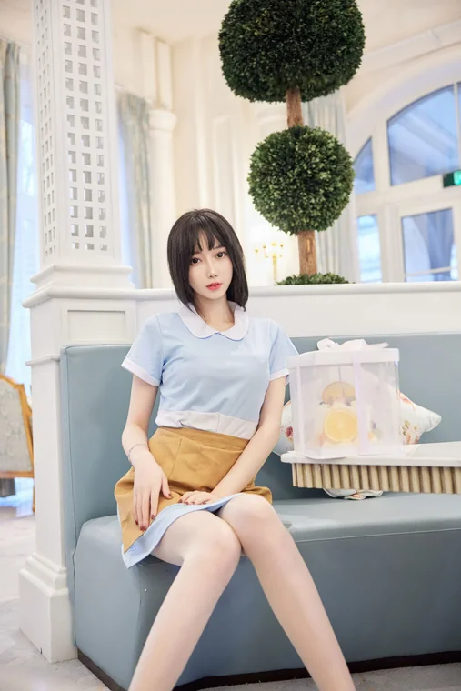 [内购无水印] 玥儿玥er - 秀人网模特 靓丽肉丝无内庆生 preview 18