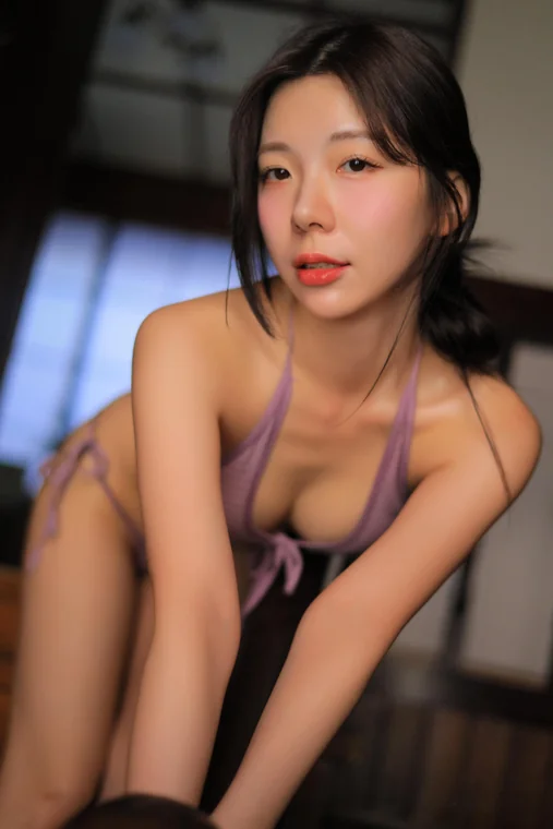 [PrivateShoot] 쏘블리 ( leeesovely) - Purple Swimsuit preview 21