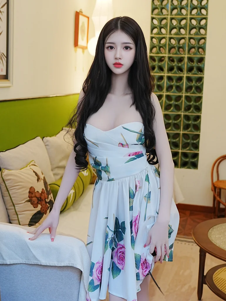 [XR Uncensored] 白小蝶 - 肉丝连衣花裙 preview 6