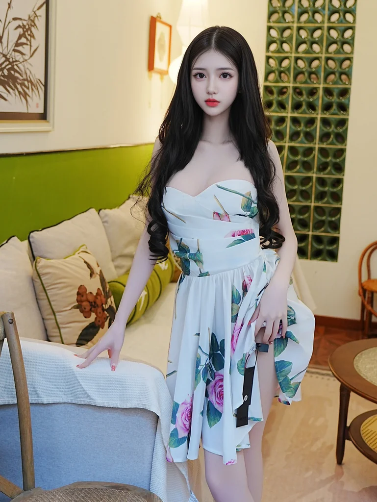 [XR Uncensored] 白小蝶 - 肉丝连衣花裙 preview 7