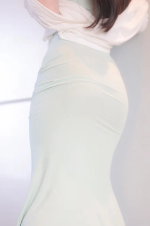 [XR Uncensored] 白茹雪Abby - R18 秀人网模特 绿色 preview 6