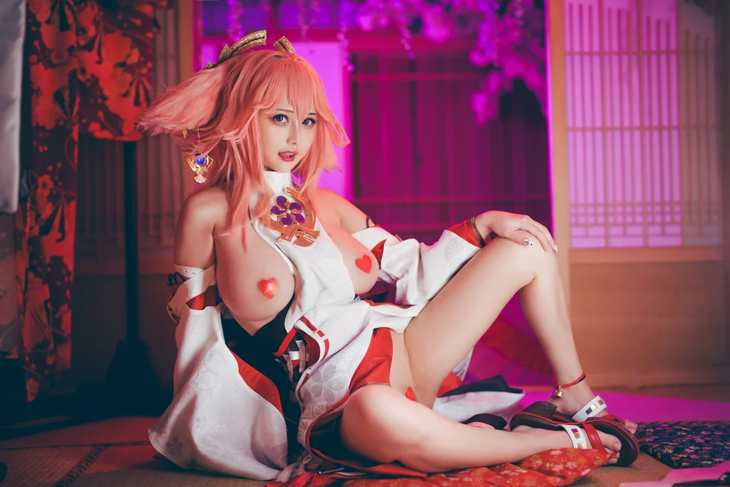 [Coser] 沖田凜花Rinka - 八重神子 preview 10