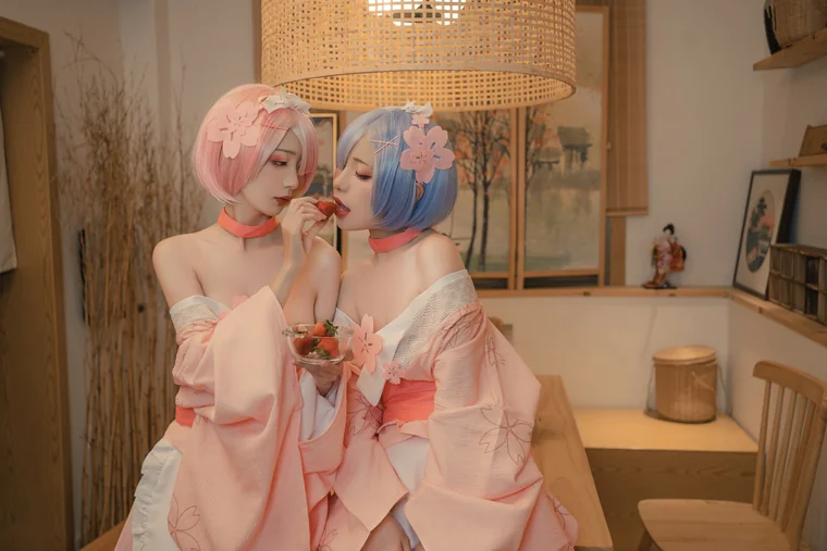 [Coser] Chinese 爆机少女喵小吉 x 金鱼kinngyo - 从零开始的女体盛宴 preview 1