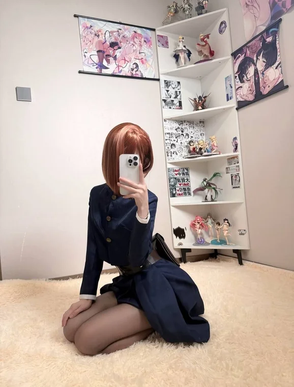 [Coser] 人型魅魔小月喵 - 术回战cosplay装钉崎野蔷薇 preview 9